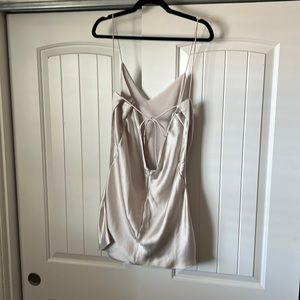Zara satin mini dress